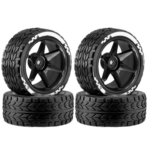RC�A�b�v�O���[�h�X�y�A�p�[�c For XV02 For HSP 94123 For Tamiya For TT01 For HPI For Kyosho For HSP PTG2 1/10 RC �I�����[�h�h���t�g�S���^�C�������z�C�[���n�u�Z�b�g(Bla