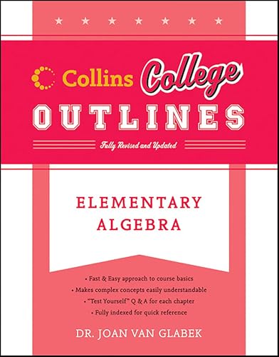 Elementary Algebra (Collins College Outlines)