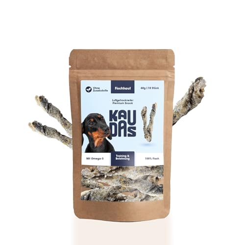 Produktbild von KAUDAS Fischhaut Fit-Knusper Sticks - 5 x 60 g