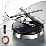 Solar Rotating Car Air Freshener, Helicopter Sun Driven Diffuse Solar Energy Car, Dashboard Aromatherapy Diffuser, Deodorization And Fatigue Relief For Cars Home.