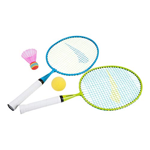 HUDORA Kinder Federballset Kids, Mehrfarbig, Einheitsgröße