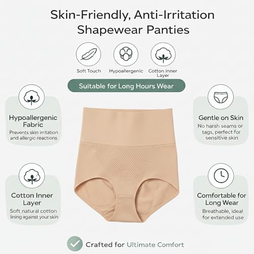 Image of Royal Luxury High Waist Shapewear for Women Tummy Control Panty for Women | Seamless Cotton Hipster Panty | Slimming Tummy Tucker | Body Shaper for Belly Fat