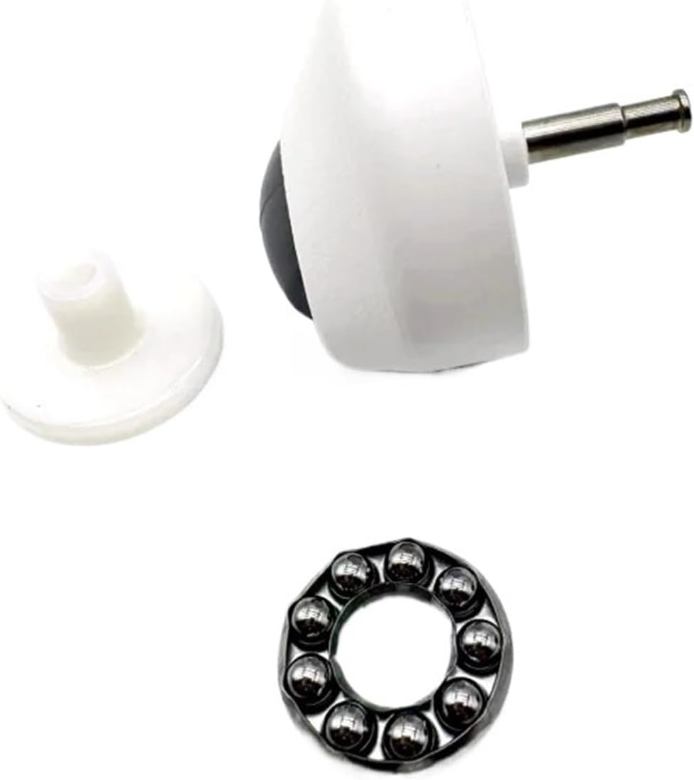 Turbo Robot Vacuum Cleaner Spare Parts Accessories，Compatible For ECOVACS，Front Caster Wheel For X1 Omni /T10 Plus / X1 / T10 / T20(WHITE)