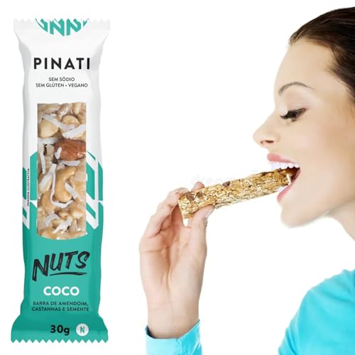 Kit c/ 10und Barra de Nuts Pinati Coco 120g (4x30g)