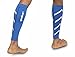 Gabor Fitness Graduated 20-25mm Hg Compression Running Leg Sleeves, Medium, Blue