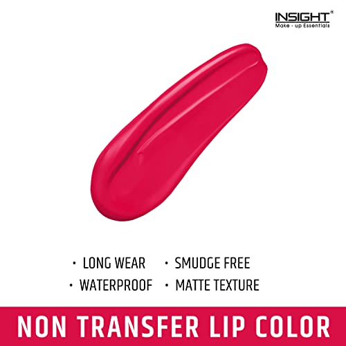 Image of INSIGHT Non Transfer Liquid Lipstick- Soft Rose| Waterproof| Matte Finish| Transfer & Smudge Proof| Lightweight| 12 Hr Wear| Highly Pigmented 4 ml (Pack of 2)