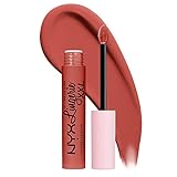NYX PROFESSIONAL MAKEUP Lip Lingerie XXL Matte Liquid Lipstick - Peach Flirt (Orange Peach)