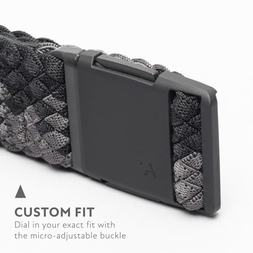 Image of Arcade Belts Futureweave Braided Woven Stretch Belt | For Men and Women, 4 Way Elastic, Metal Free Buckle, Unisex