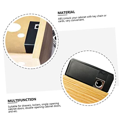 Lot de 2 serrures électroniques invisibles pour tiroir et armoire - 8