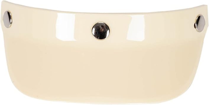 Helmet Shields, Snap-Button Visor Universal Motorcycle 3 Snap-Button Visor Flip Up Down Open Face Helmet Wind Shield