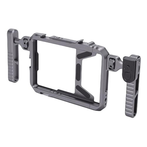 Naroote Estabilizador de Mano de Aleación de Aluminio para Teléfono Inteligente para Cine Vlogging con Control Remoto para Transmisión en Vivo, Compacto y Portátil para Todos los Tamaños,