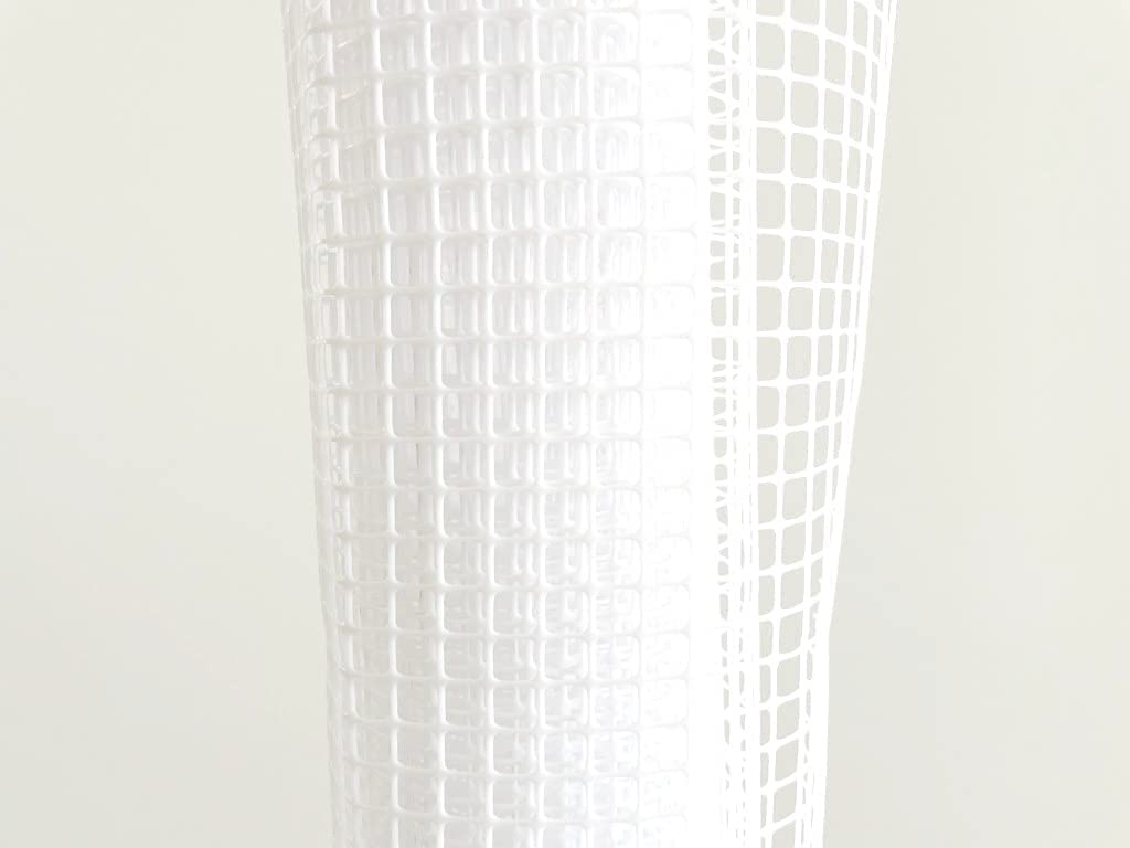 Mugar- Mallas de cuadrados plásticos para jardinería y protección-Mallas jardineras para enredaderas- Rollos de 1x30m (20mm, Verde)