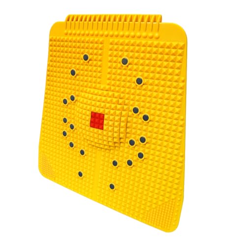 Blood Circulation Acupressure Mat for Feet | Foot Reflexology Mat for Heel, Knee, Leg & Sciatica Pain | Ping The Essential Points 3 Times a Day | (1 min Stand - 3 Times a Day)