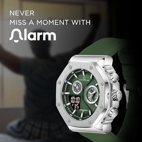 Carlington Store Carlington Ct 7711 Green Dial, Green Band Watch - Image 3