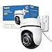 Tapo C530WS Telecamera Wi-Fi Esterno 3K 5MP, 360° Visuale, Visione Notturna a Colori Starlight, Rilevamento AI, IP66, Wi-Fi o Ethernet, Allarme Sonoro e Luminoso, Supporta MicroSD fino a 512 GB