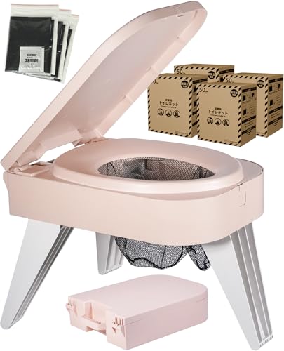 FUTUREFOX �y�h�Ўm�����z �ȈՃg�C�� �ЊQ�p �h�Ѓg�C�� �|�[�^�u���g�C�� �R���p�N�g �ω׏d150kg �g�C���L�b�g�t�� (�g�C���i�s���N�j�{�L�b�g×4�i200�񕪁j)