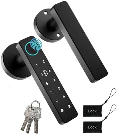 4 em 1 Fechadura Eletronica Digital, Biométrica Reconhecimento De...