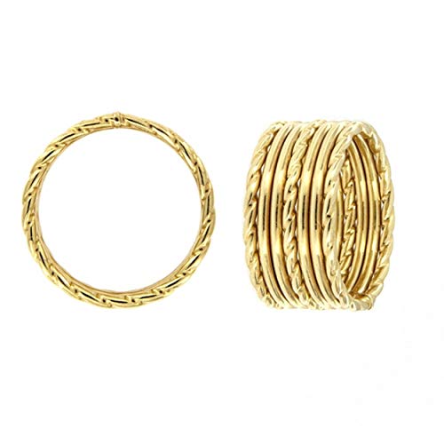 Del Pia, Anillo De Mujer En Oro Con Soporte Interno En Plata Del Pia, Anillo De Mujer En Oro Con Soporte Interno En Plata