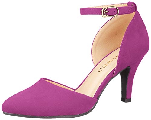 [リバティー ドール] セパレートストラップパンプス 5430 レディース パープル 22.5 cm 2E
