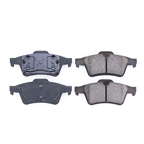 Image of PowerStop Rear Brake Pads for Mazda 3 2004-05 |5 2006-07 |Volvo S40 2005 |V50 2005 - Z16 Ceramic Brake Pads Replacement, 16-973