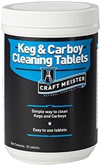 Craft Meister CL43C Keg and Carboy Cleaning Tablets - 55 ct
