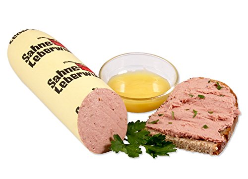 Sahne Leberwurst ★ feinste Sahne Streichwurst ★Landmetzgerei Schiessl ★ ca. 650g