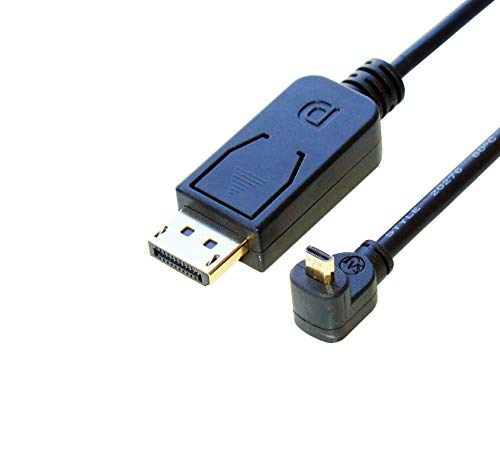 Displeyport �� MicroHDMI L�^�i�������j�ϊ��P�[�u�� 1m
