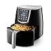 Produktbild Gemlux Air Fryer XL 4L, 1400W Heißluftfritteuse Digital für Zuhause, Touch Sensoren, LED Display, 8 Garprogramme, 60 Min Timer, Friteuse ohne Öl für Gesunde Snacks, für Spülmaschinen Geeignet, AF-15