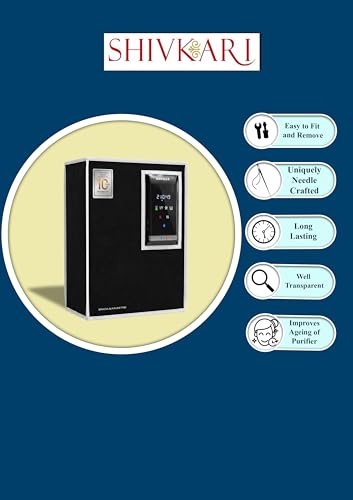 Image of Body Protective Cover for Havells Gracia Alkaline Water Purifier, RO+UV+MF Model Waterproof & Dustproof Water Purifier RO Body Cover (Black)