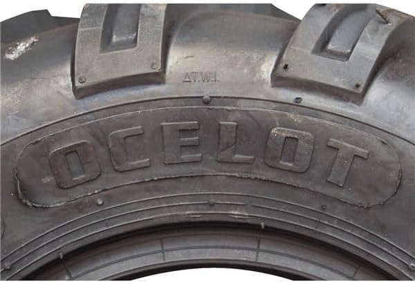 Ocelot P311 All Terrain ATV/UTV 18x9.5-8 Tires, 4-Ply, 15mm Tread Depth, Smoother & Quieter Ride, Rugged Lugs, Superior Traction for Deep Ruts, Tubeless, Ideal for Golf Carts