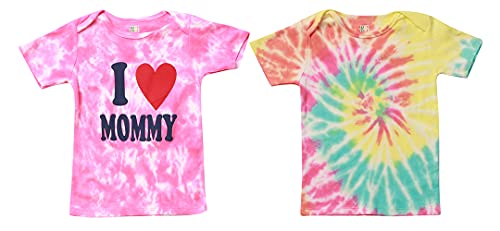 Just Love T-Shirts for Girls – Lap Shoulder Short Sleeve Tee Shirt (Pack of 2)
