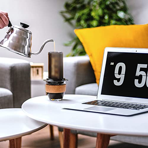 AIEX 350pcs Coffee Filter Paper Round Replacement Coffee Filters Fits Aerobie Aeropress Coffee and Espresso Machines(6.3cm in Diameter)