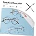 Healeved 10pcs Eyeglass Silicone Temple Sleeves Anti-slip Replacement Tips for Secure Fit Ergonomic Design Soft Silicone for All-day Comfort Quick Installation Without Tools