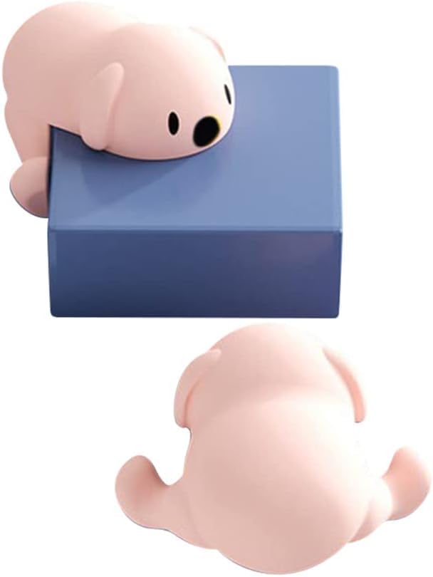 Ykybhx 4PCS Corner Protector for Baby Cute Dog Bear Shape Desks Corner Protectors Furniture Corner Guard & Edge Safety Bumpers Silicone Corner