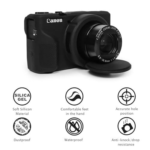 Funda de silicona para Canon Powershot G7X Mark III miniatura 7