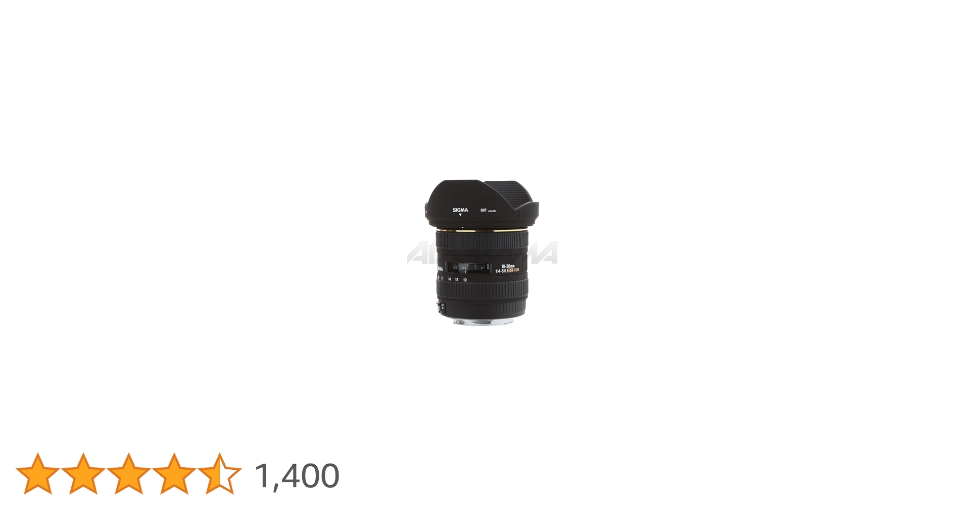 Sigma 10-20mm f/4-5.6 EX DC HSM Lens for Canon Digital SLR