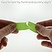 ChromaLabel 1 Inch Clean Remove Color-Code Tape, 500 Inch Roll, Fluorescent Green