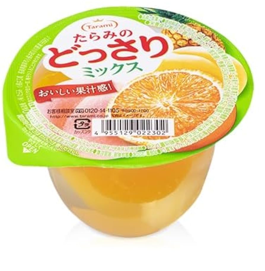 Amazon.co.jp: たらみ どっさりミックスゼリー 230g