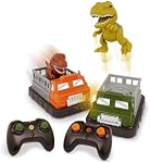 Terra by Battat – Remote Control Bumper Cars Ensemble de 2 – Dinosaure Duel Rivals – Éjection RC Voitures avec 2 – Bataille des joueurs & 1 – Mode automatique du lecteur – Jouet d'action de course passionnant pour les jeunes enfants & 3+ Années