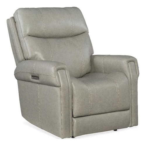 Sillón Plegable Cuero Gris miniatura 1