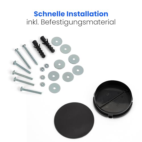 Bomann Dunstabzugshaube 60 cm Unterbau für Umluft- und Abluftbetrieb