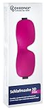 Material: weich geschäumte 3D Schlafmaske - Menge: 1x 1 Stück - Farbe: pink - hervorragend kombinierbar mit den OHROPAX Ohrstöpseln als Schutz vor Lärm