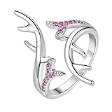 silbermünze elch ｡｡ Geschlecht: Mädchen.Frauen, Größe: einstellbar