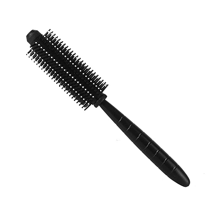Image of GITGRNTH Professional Round Hair Brush, Men & Women, Black | Hair Straightening Handle Comb, Hair Detangling