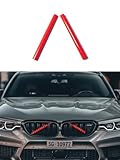 BETTERHUMZ Grille Insert Trims for BMW F20 F21 F30 F32 F34 F36 3 4 Series M Sport Style M-Performance Grill Strips Accessories (Red)