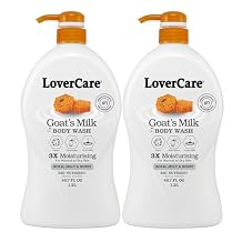 Goats Milk Moisturizing Body Wash Shower Cream Royal Jelly & Honey 40.7 Fl.Oz - 2-pack...