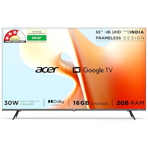 Image of acer 164 cm (65 inches) G Plus Series 4K Ultra HD LED Smart Google TV AR65GT2851UDFL