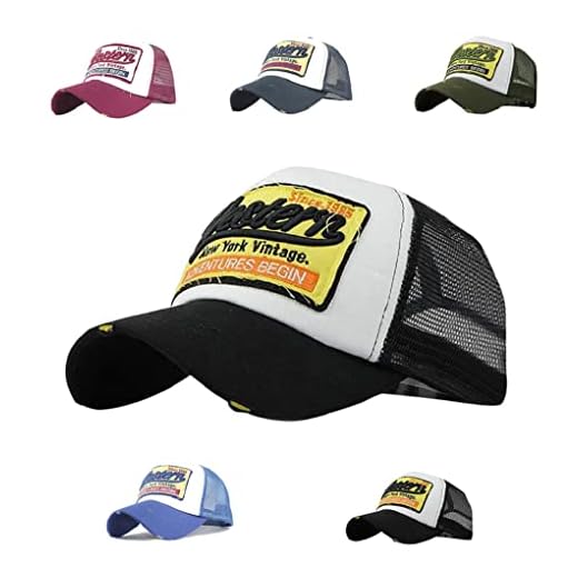 Joligiao Gorras Trucker de béisbol Deportivas Unisex Embroidered Cómoda Tela Deportes Casual de Golf Gorra Casuales Estilo Vintage Gorra Sombrero de Protección Solar Sombrero,Negro