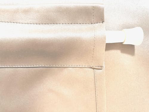 [cloth shop 布や] 間仕切り カーテン 階段用 勝手口用 【ストライプ・アイボリーグレー [弱遮光性] 幅90cm x 丈200cm [1枚入]】 [4]