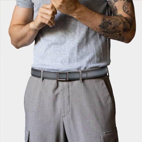 Image of CHAOREN Leather Ratchet Belt Men - Mens Belts Casual Accessories for Every Occasion (35mm)